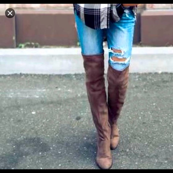 Sam Edelman Over the Knee Boots Size 5.5 - Picture 1 of 6